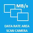 Data rate area scan camera
