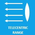Telecentric range