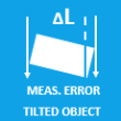Tilted object error